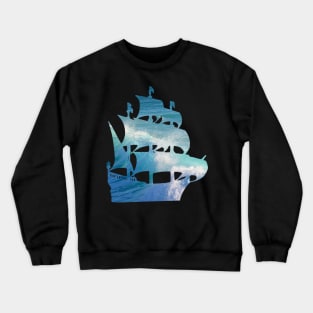 Sail the Ocean Galleon Crewneck Sweatshirt